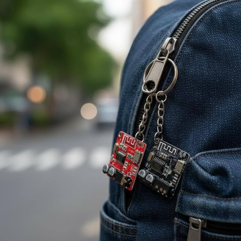 Tech Accessories Backpack - Chaveiro de Placa de Circuito Vintage,