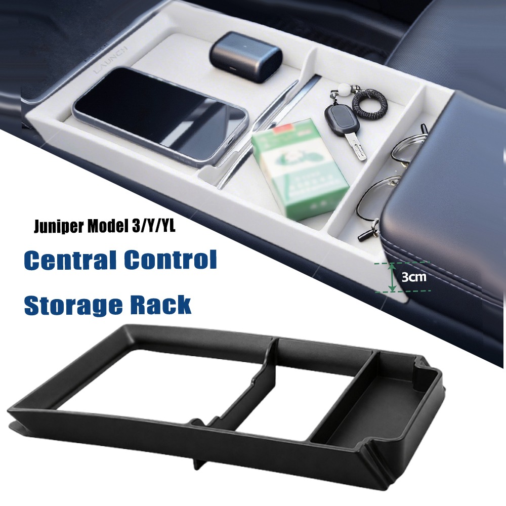 Tech Car Accessories - Bandeja Organizadora Antiderrapante para Console Central