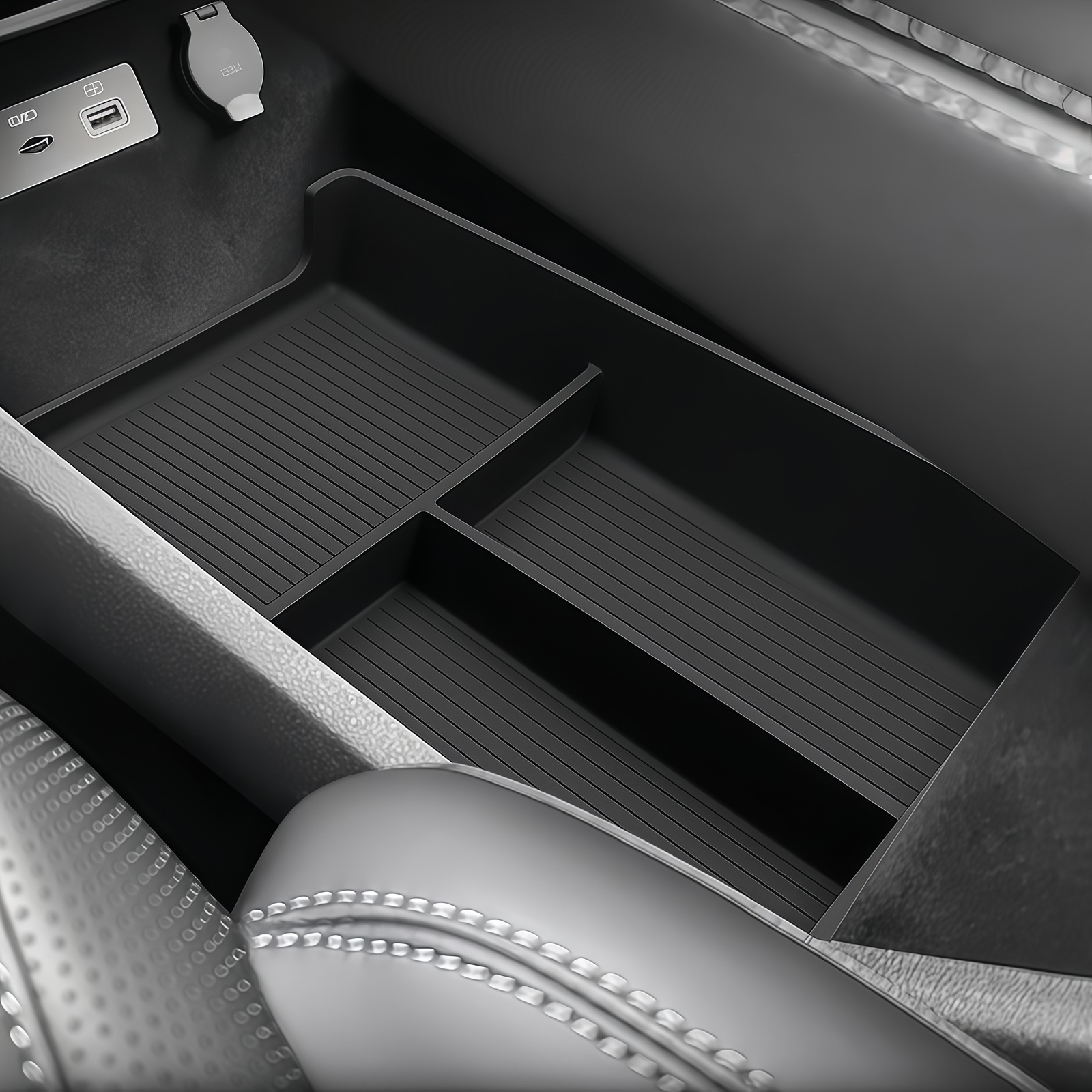 Tech Car Accessories - Organizador de Armazenamento Inferior para Console