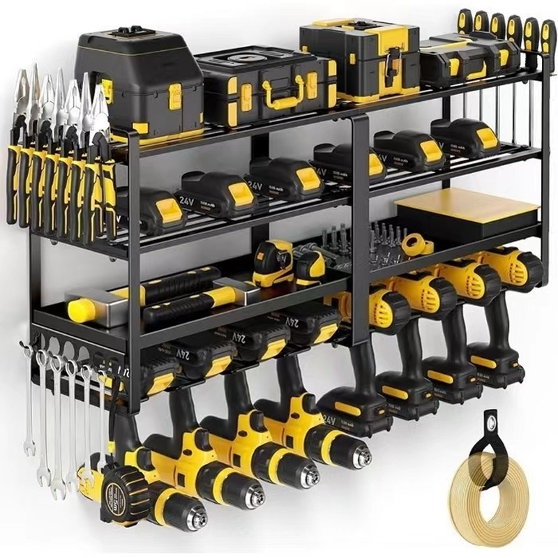 Tech Accessories Holder - Suporte Organizador de Ferramentas Elétricas Montado