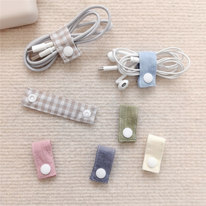Travel Cable Organizer - Organizador de Cabos de Tecido: Abraçadeiras