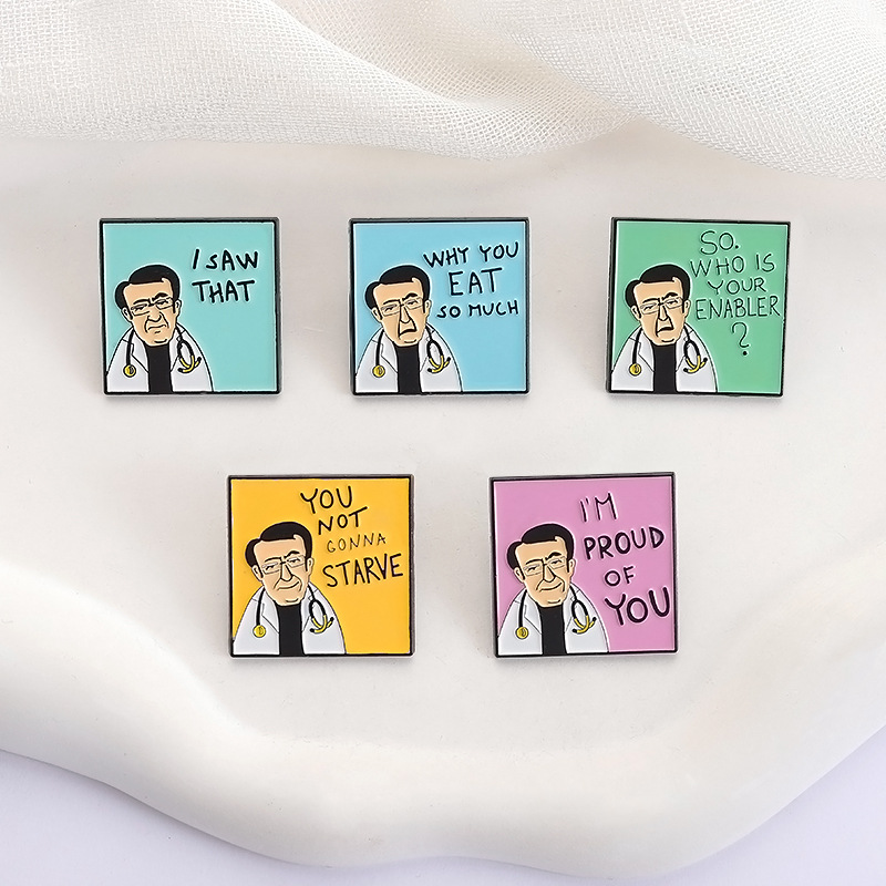 Broches de Esmalte Médico com  - Xray Tech Accessories avaliação e preço