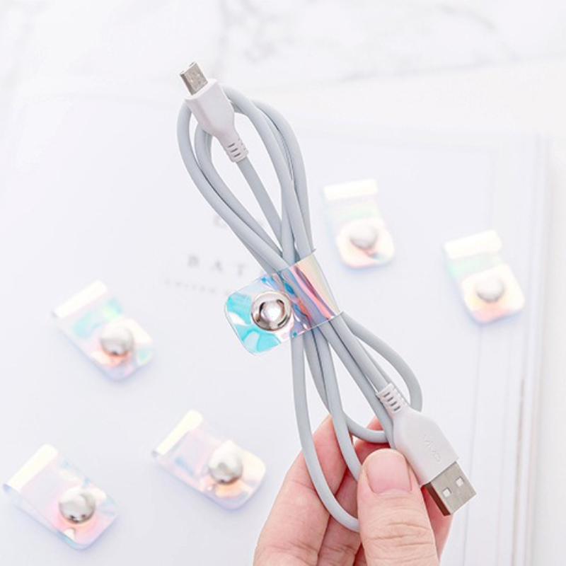 5 pçs ins laser pvc starp cabo - Travel Cable Organizer avaliação e preço