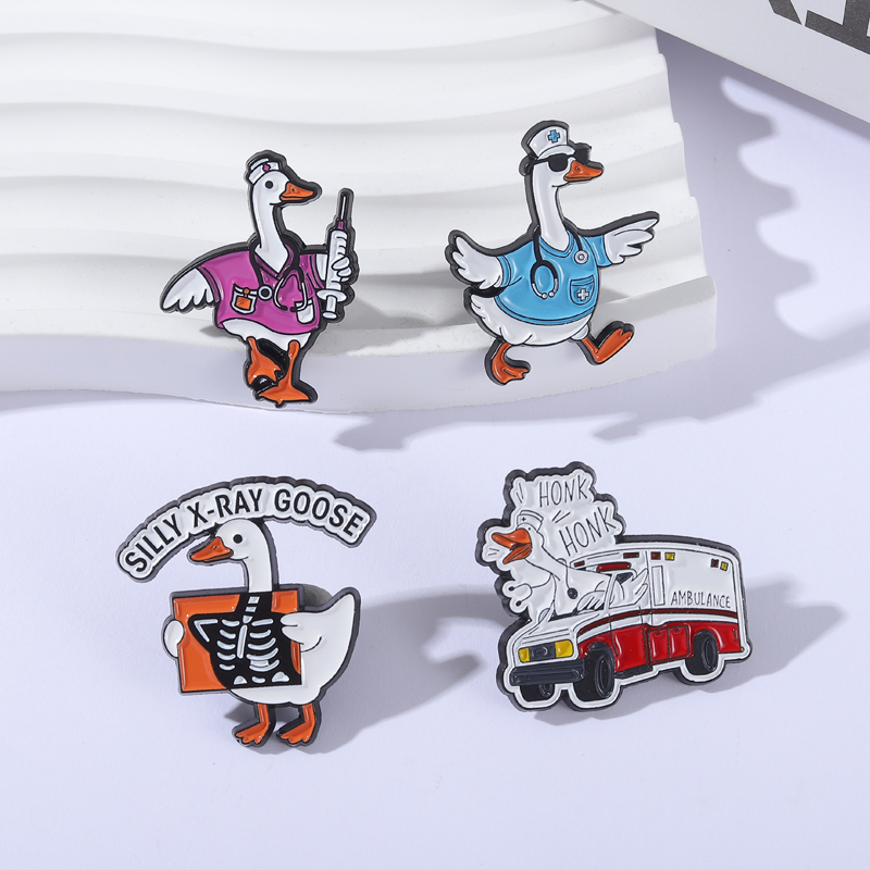 Bobo ganso ducktor esmalte pin - Xray Tech Accessories avaliação e preço