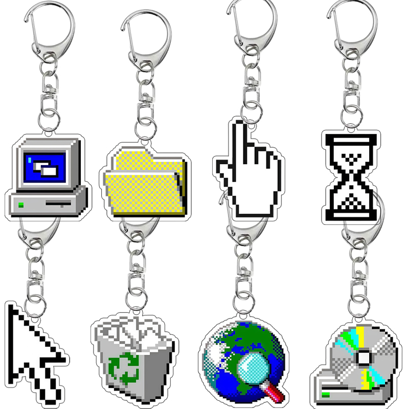 Chaveiro Acrílico Criativo com - Tech Keychain Accessories avaliação e preço